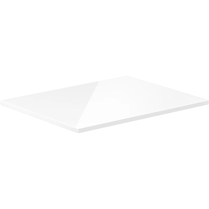 Benkeplate Bad 60 cm, Hvit Høyglans, Mexen Uni - 91AXX-0604-464-18-00