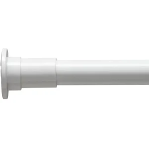 Gardinstang selvbærende hvit - maks 120 cm