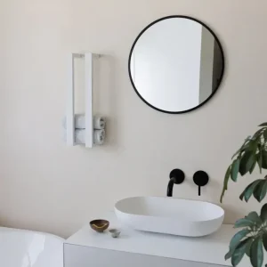 Nali håndkleholder 2 stk. - Hvit