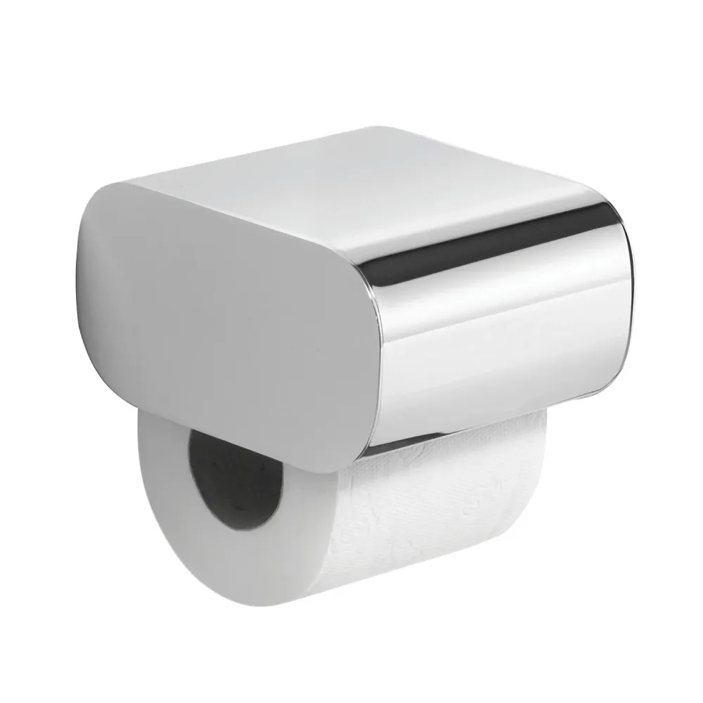 OUTLINE Toalettpapirholder med lokk Krom