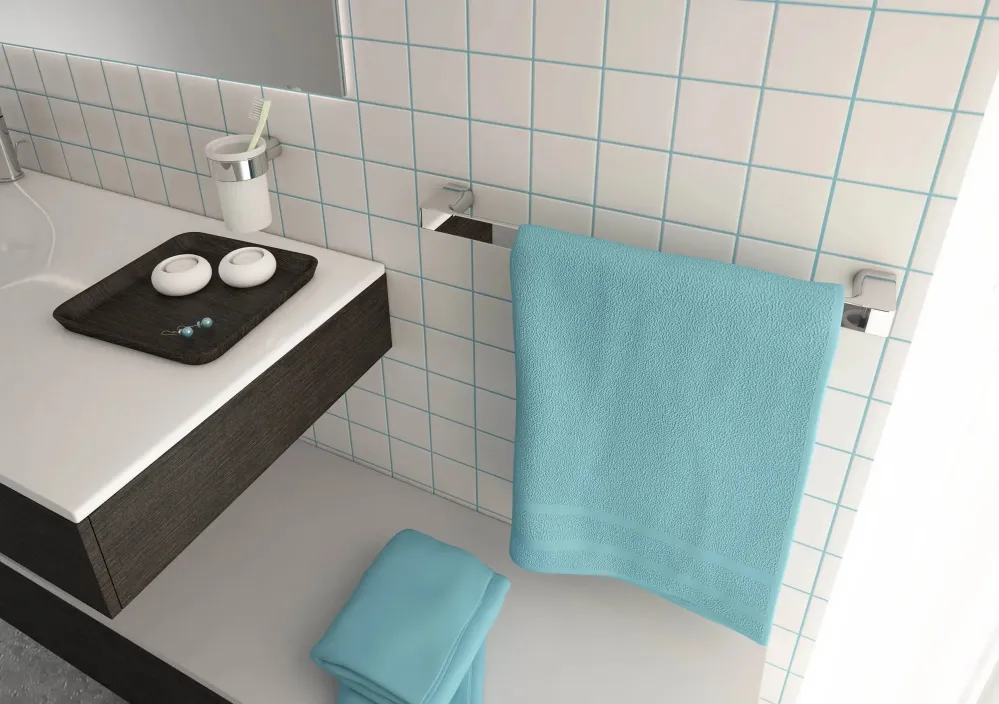 Piren håndklestang 60 cm - Krom