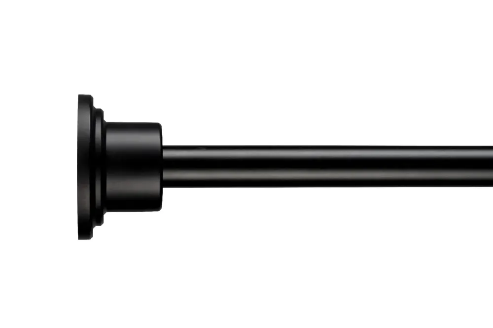 Svart Teleskopstang - maks 229 cm