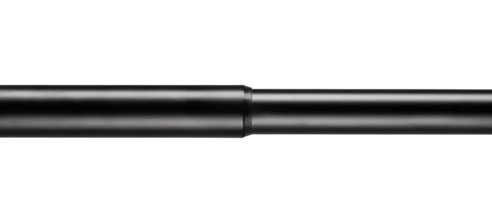 Svart Teleskopstang - maks 229 cm