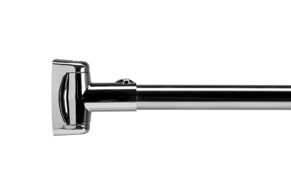 Teleskopisk gardinstang buet - maks 185 cm