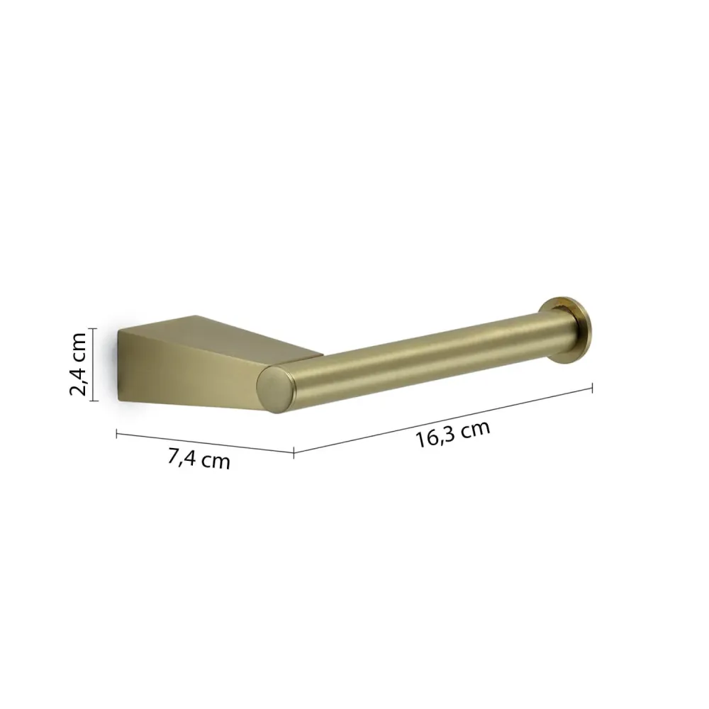 Tonal toalettpapirholder - Børstet messing