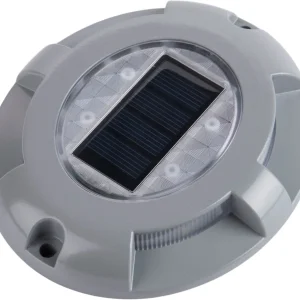 1852 Bryggelys alu LED m/solcelle