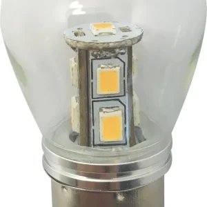 1852 LED pære BA15D m/kuppel 2-pk