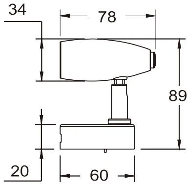 1852 Rana LED-lampe m/bryter og USB