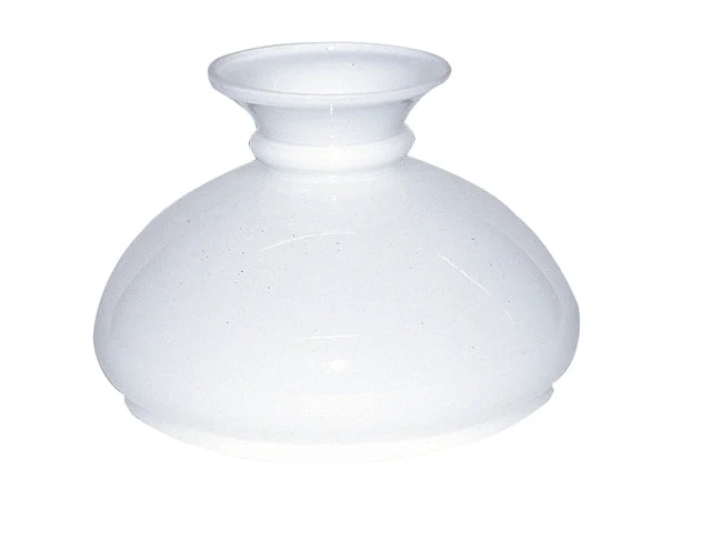 DHR, OPAL glassskjerm 19 cm, hvit opal lampeglass, rund, uten skjermholder