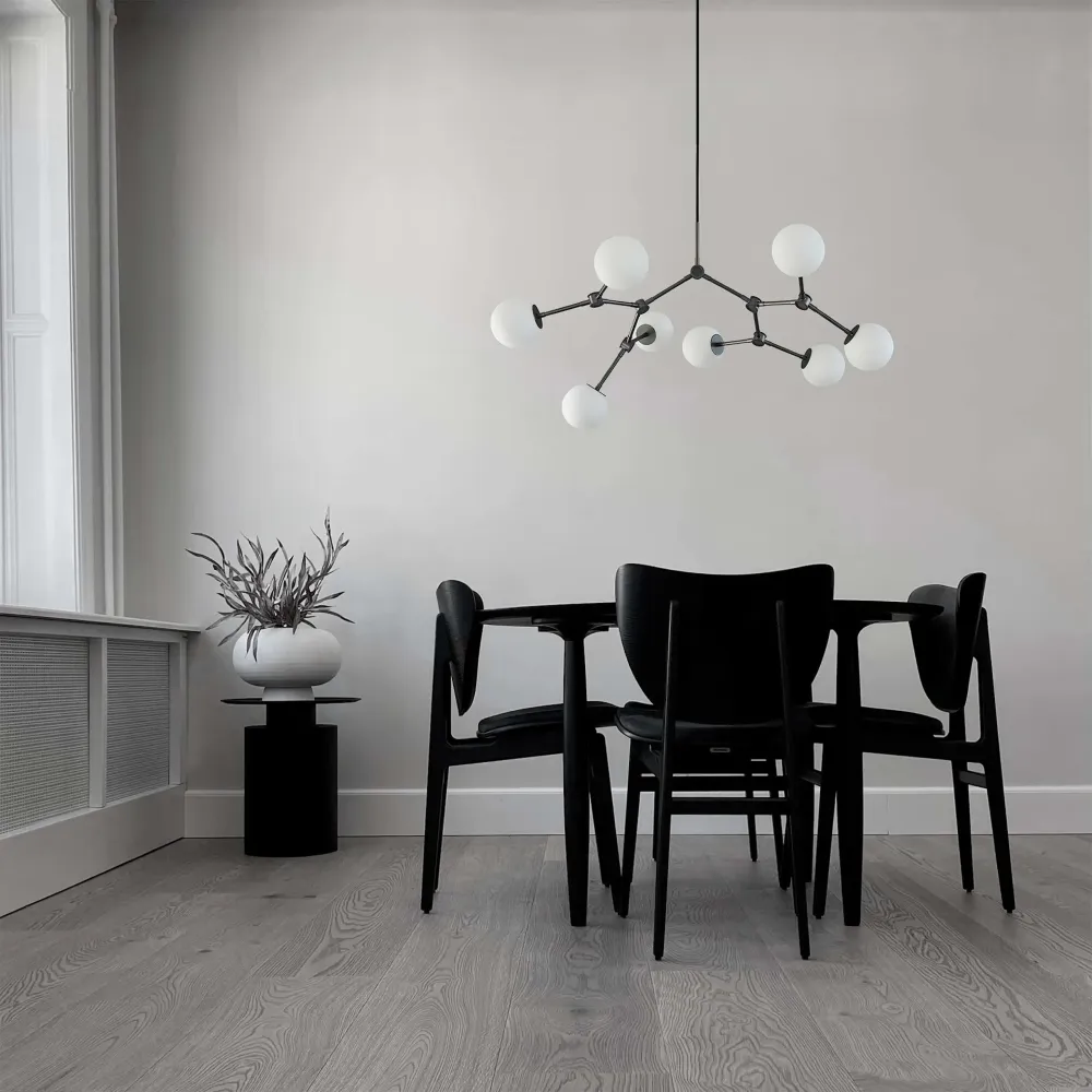 Drop bulb lysekrone mini