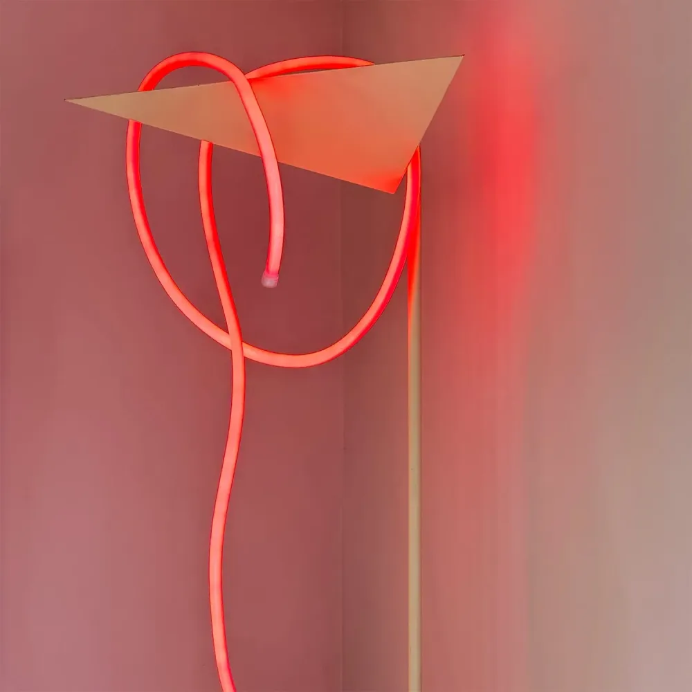 Flex Tube Lampe Rød 5 meter