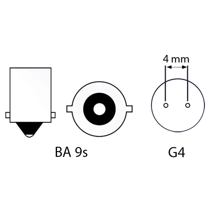 LED Adapter, BA9S til G4