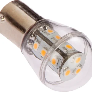 LED pære m/kuppel BA15S