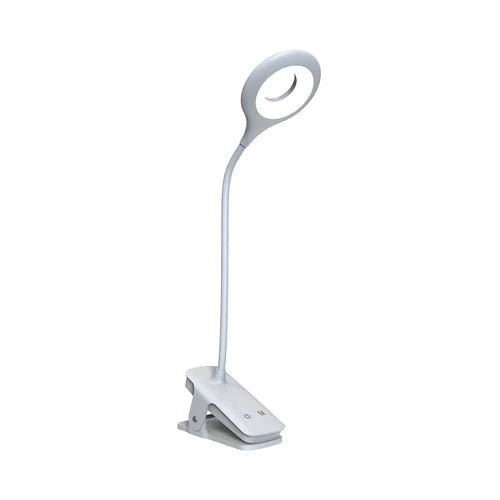 Mini trådløs LED leselampe Wozinsky, klemme + USB-C-kabel