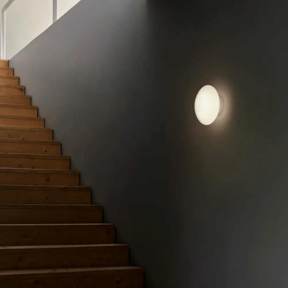 Mist Taklampe Matt Hvit AP22 Ø:25 cm