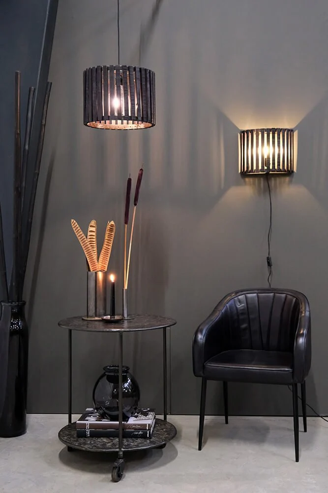 Norr loftslampe - svart - S