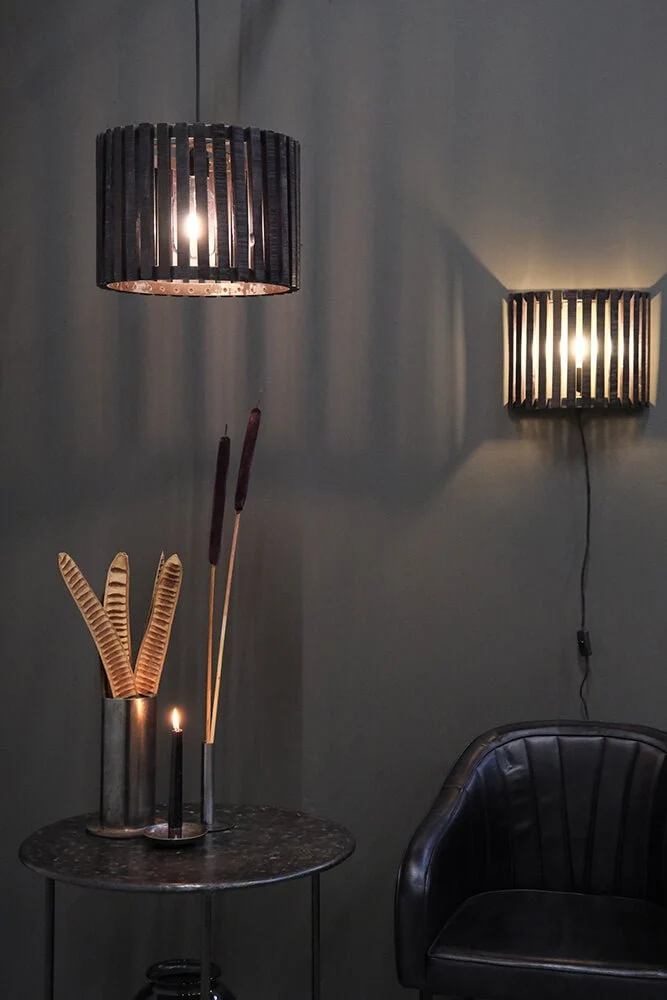 Norr loftslampe - svart - S