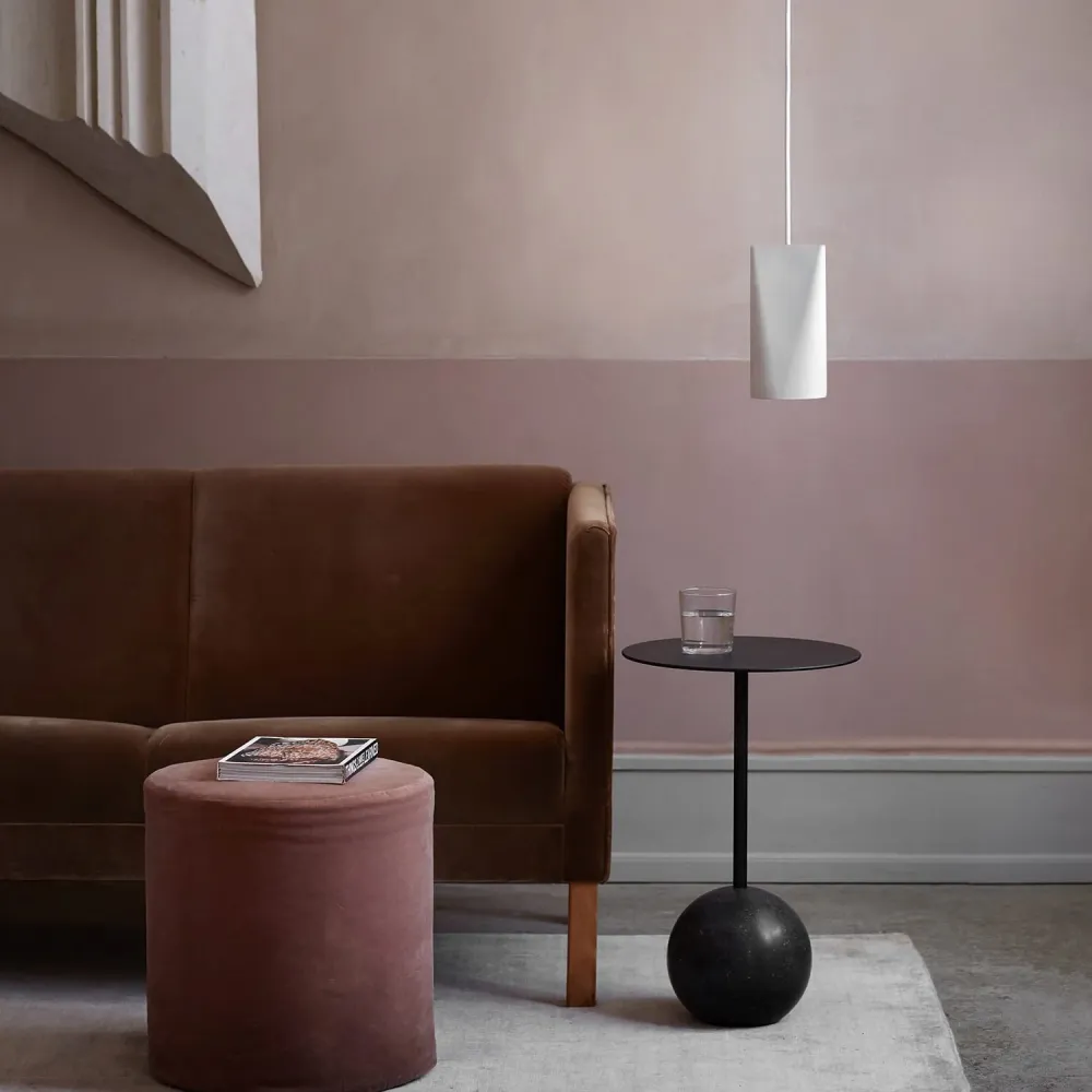 Taklampe Keramikk Narrow White