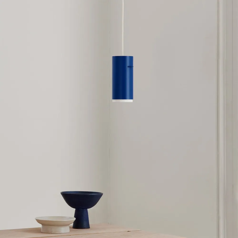 Taklampe Tube Deep Blue Small