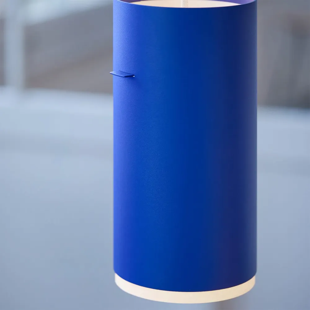 Taklampe Tube Deep Blue Small