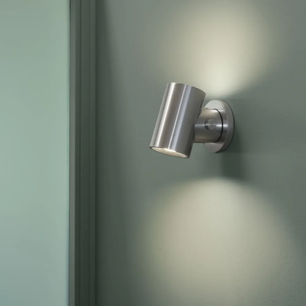 Vegglampe Beam Polished Aluminum
