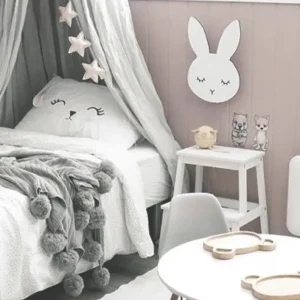 Vegglampe Maseliving Sleepy Bunny Hvit