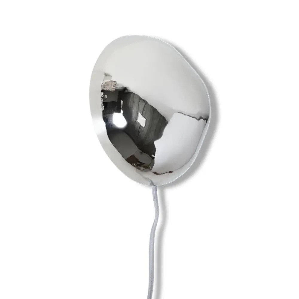 Vegglampe Orb Chrome