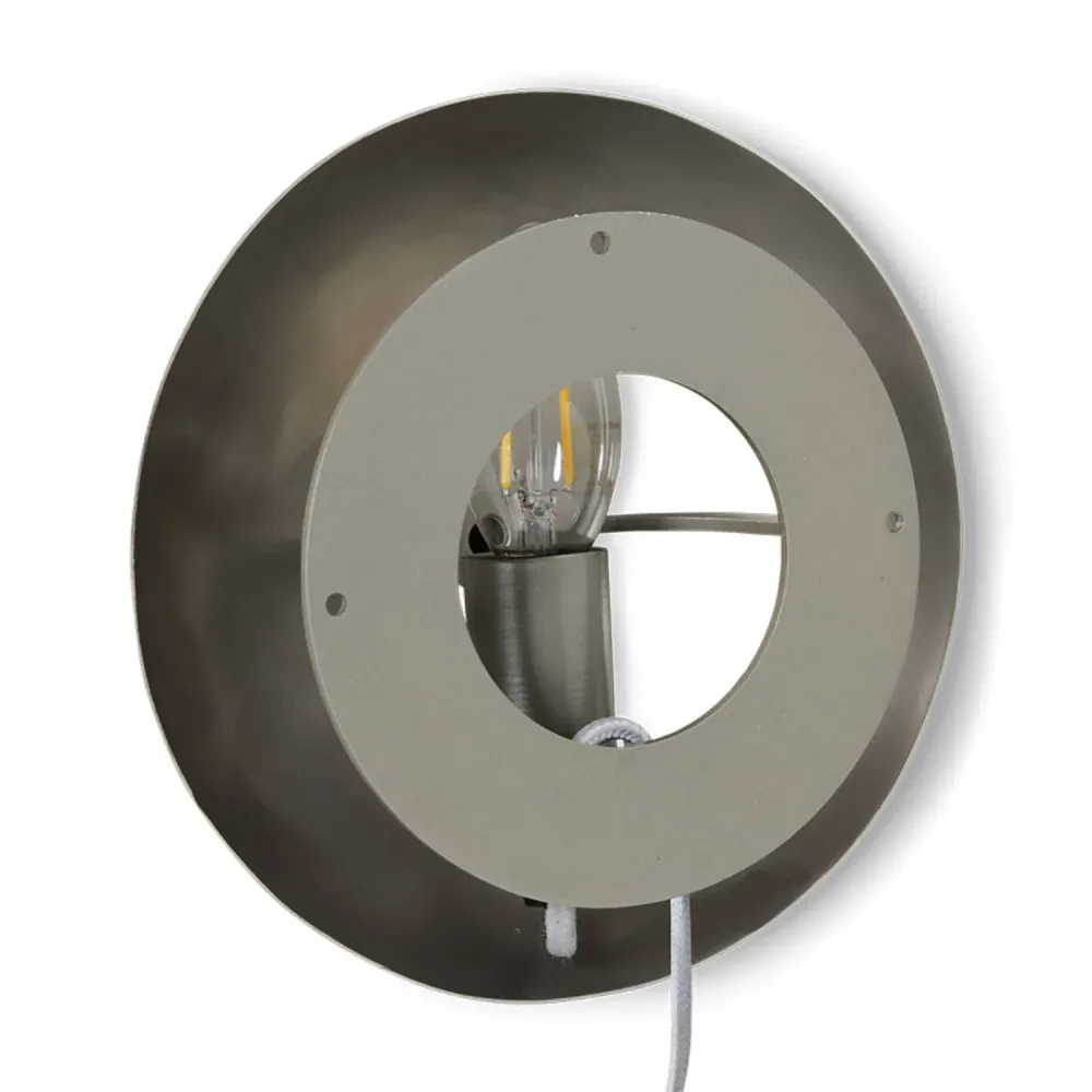 Vegglampe Orb Chrome