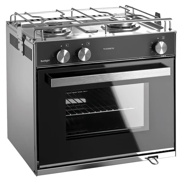 Dometic, Sunlight gassovn med komfyr 2 brennere, 28 liter, 449 x 398 x 357 mm