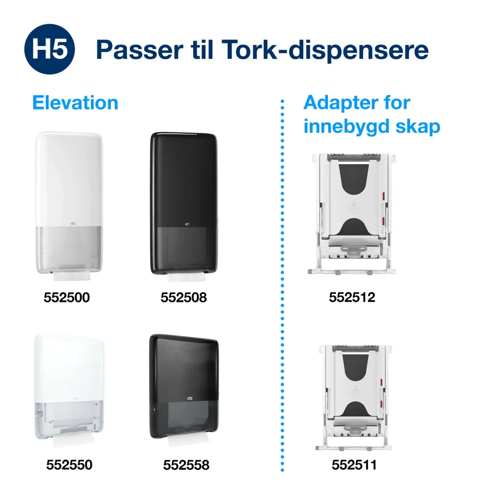 Håndtørk Tork H5 PeakServe Universal 1l 4920 ark