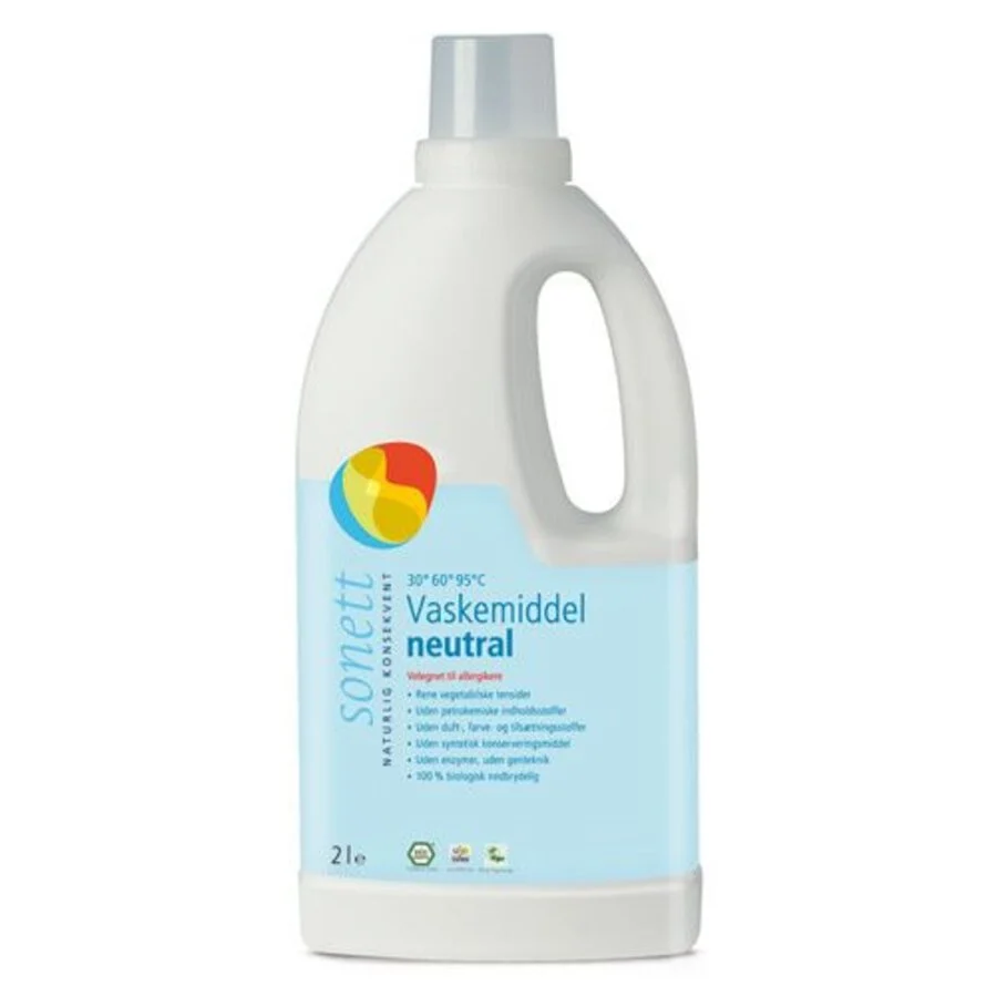 Sonett flytende vaskemiddel nøytral 2 liter