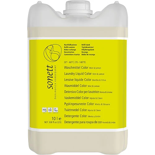 Sonett Vaskemiddel Color, Mynte & Citron | 10 ltr