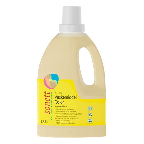 Vaskemiddel Color Mynte & Sitron