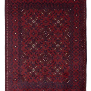 Afghansk teppe - 141 x 101 cm - rød