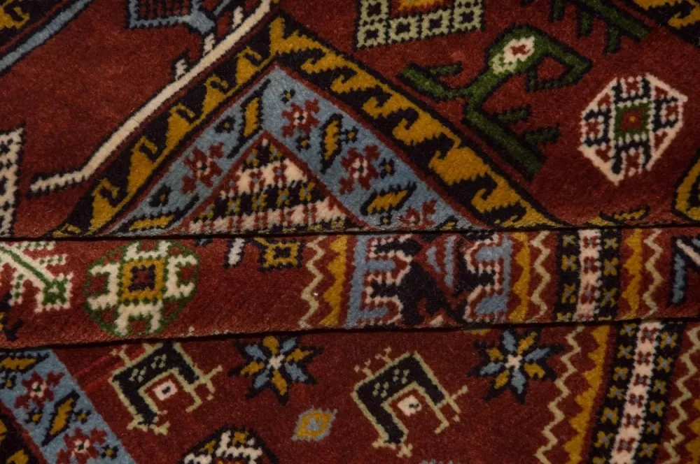 Afghansk teppe - 148 x 118 cm - brun