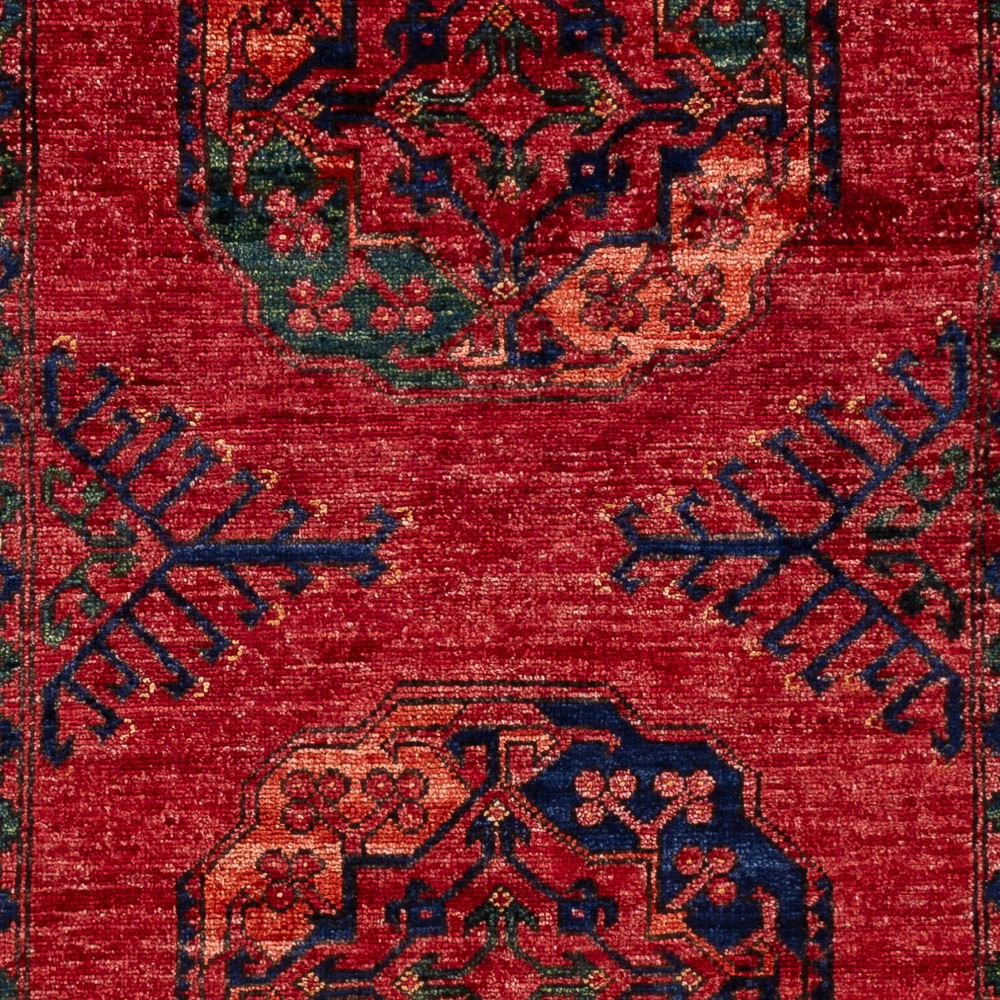 Afghansk teppe - 150 x 100 cm - rød