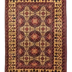 Afghansk teppe - 150 x 100 cm - blå