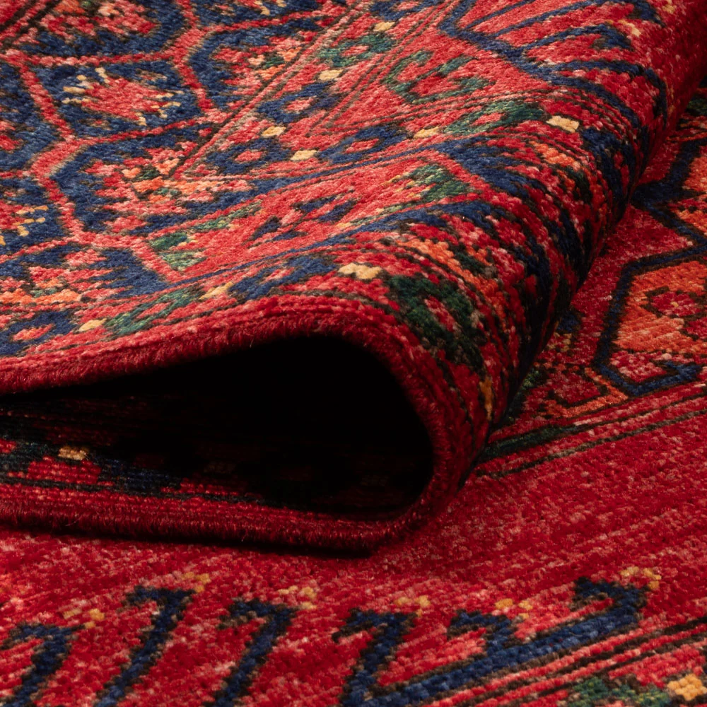 Afghansk teppe - 150 x 100 cm - rød