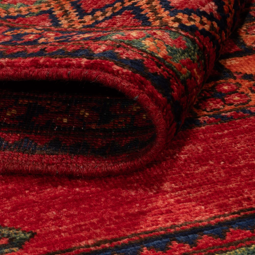 Afghansk teppe - 151 x 101 cm - rød