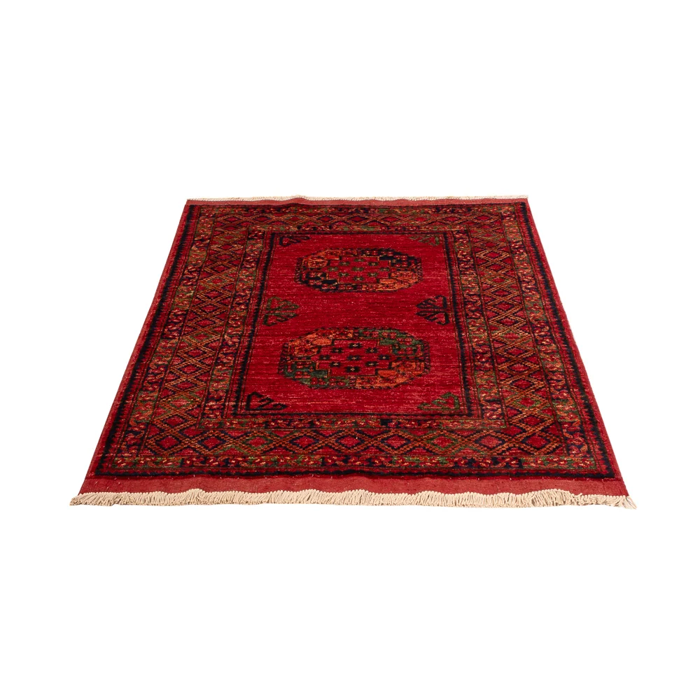 Afghansk teppe - 151 x 101 cm - rød