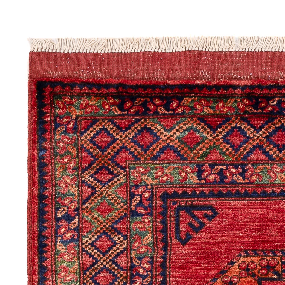 Afghansk teppe - 151 x 101 cm - rød