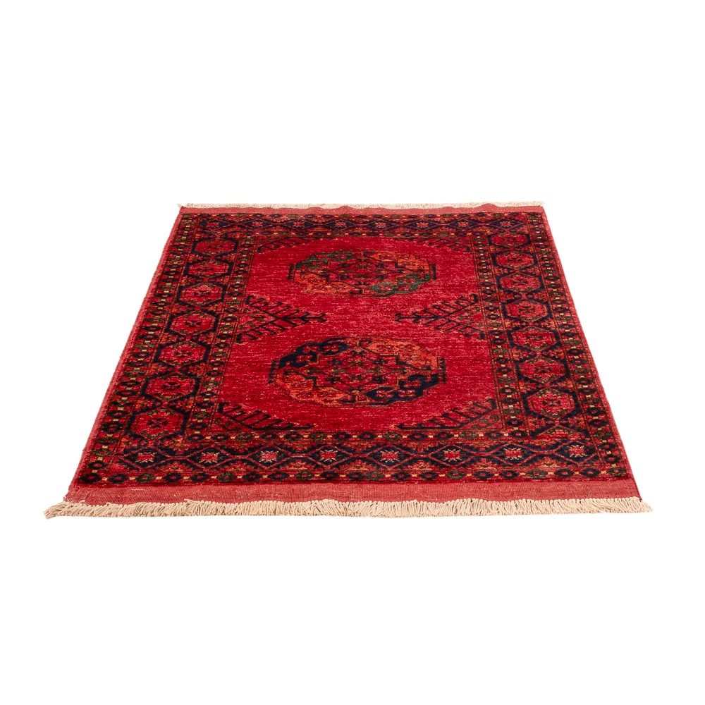 Afghansk teppe - 151 x 102 cm - rød