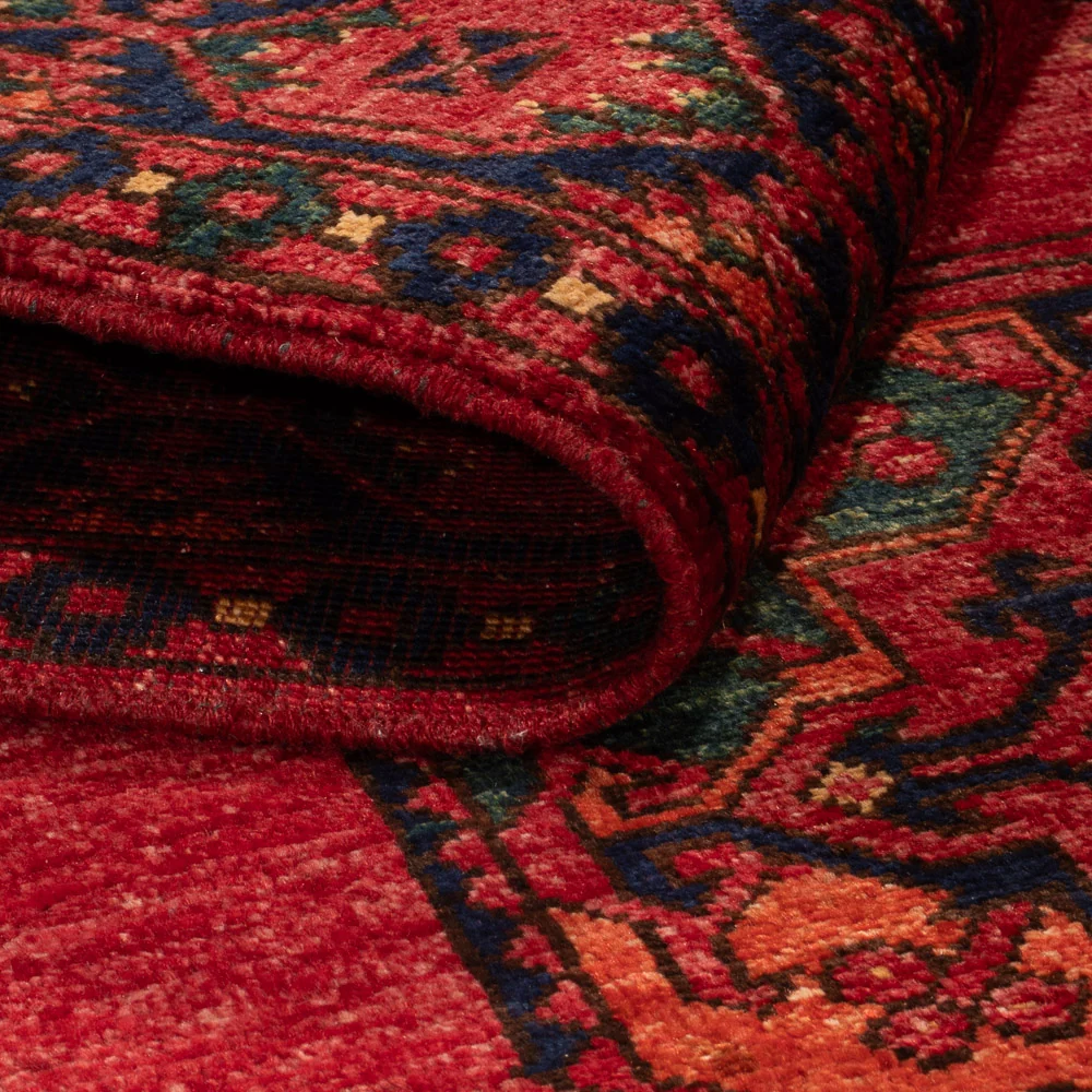 Afghansk teppe - 151 x 102 cm - rød