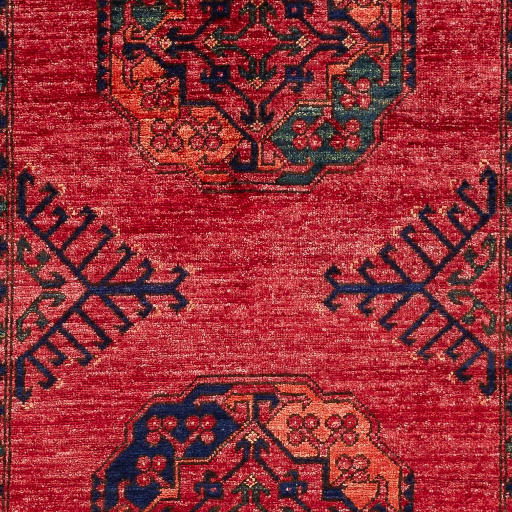 Afghansk teppe - 151 x 102 cm - rød