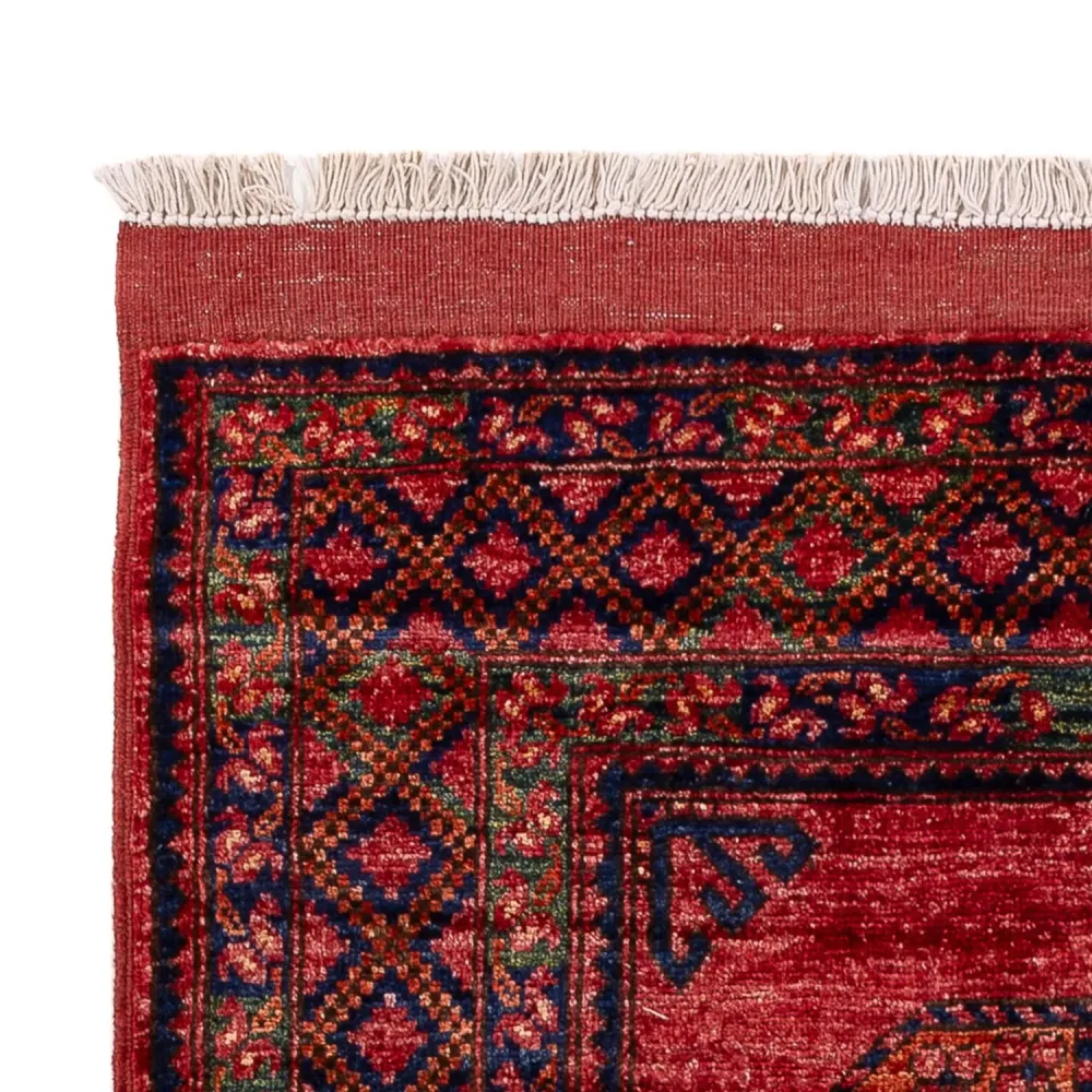 Afghansk teppe - 151 x 103 cm - rød