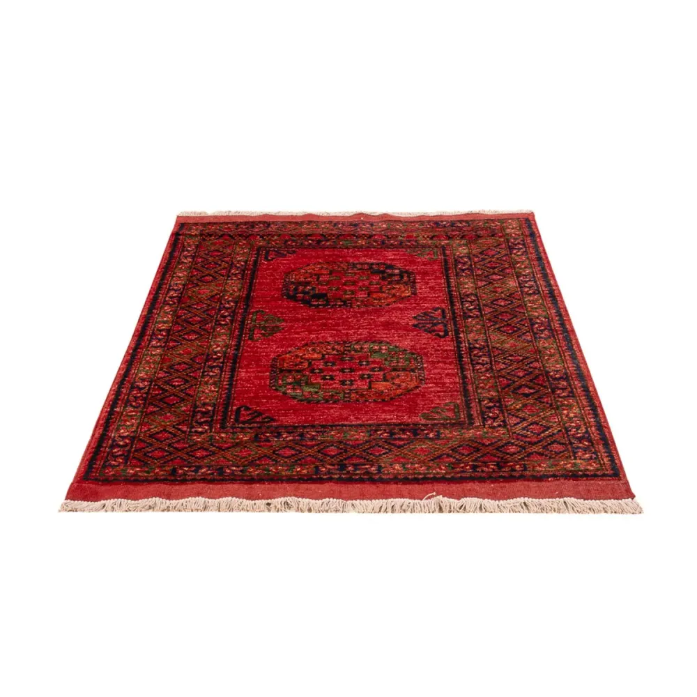 Afghansk teppe - 151 x 103 cm - rød