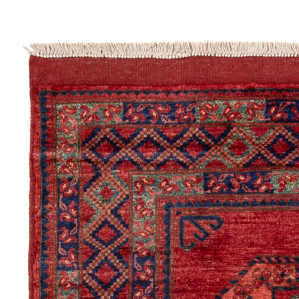 Afghansk teppe - 153 x 103 cm - rød