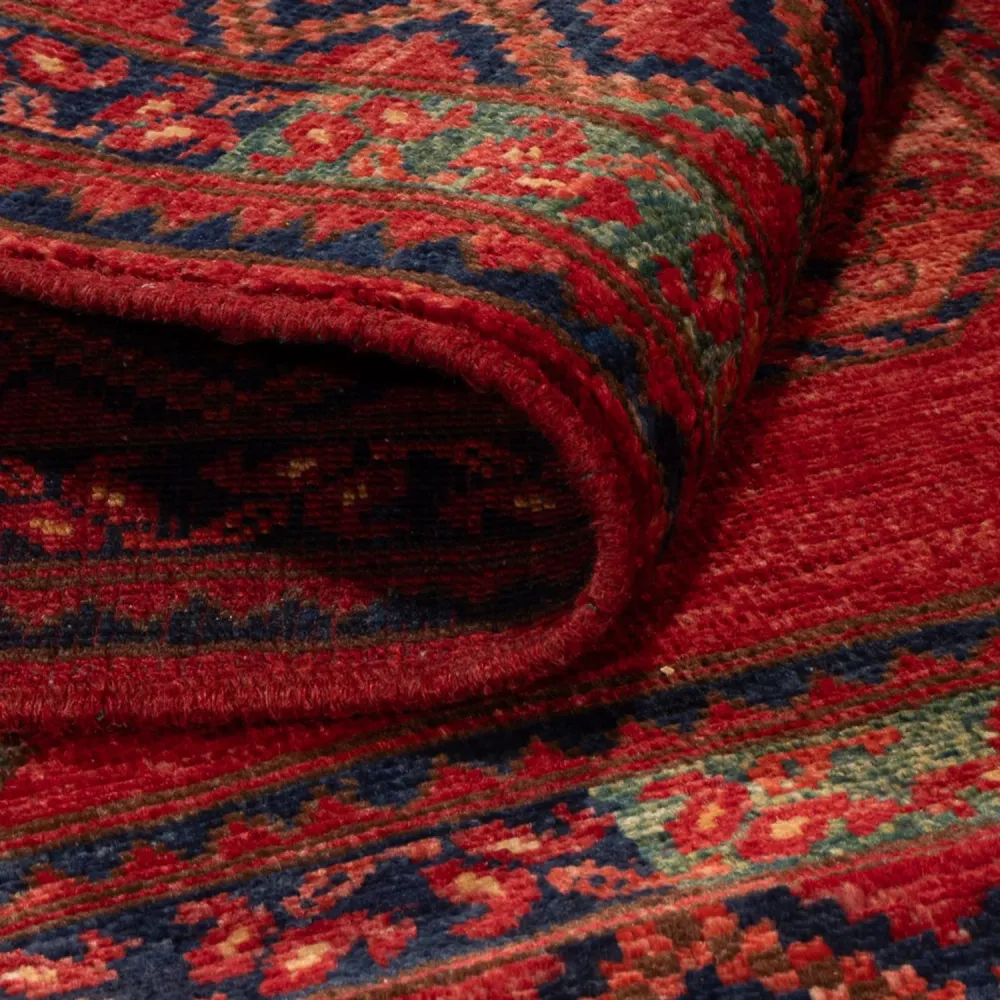 Afghansk teppe - 153 x 103 cm - rød