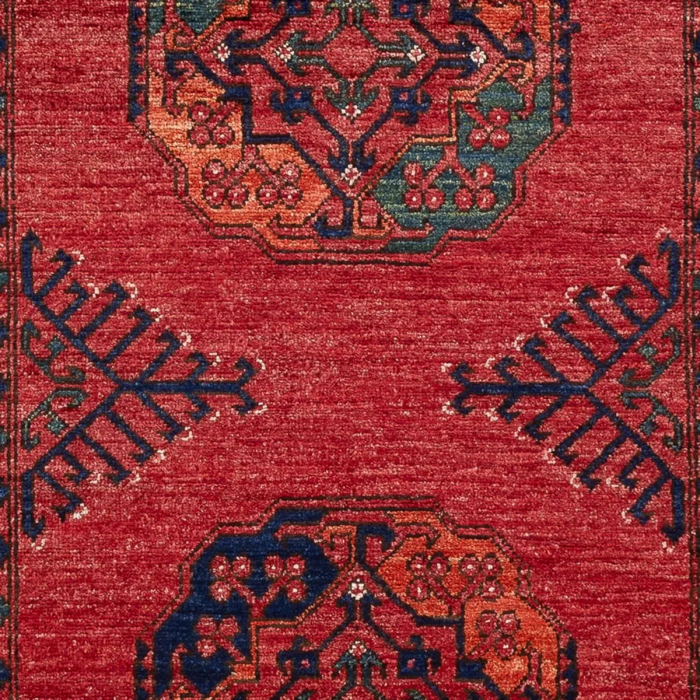 Afghansk teppe - 153 x 103 cm - rød