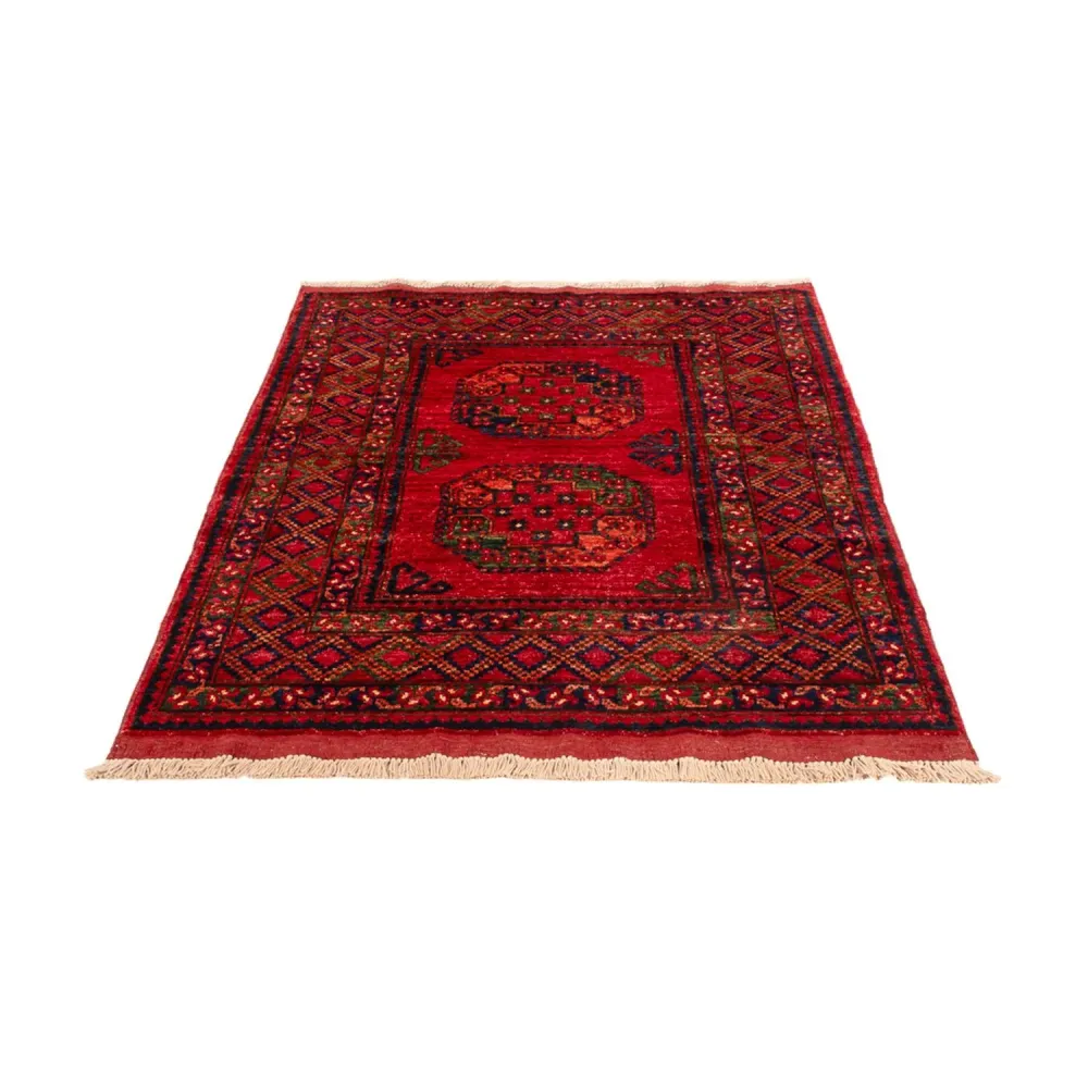 Afghansk teppe - 155 x 100 cm - rød
